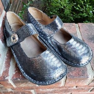 Alegria Shoes - Alegria 37 metallic snake print mary jane Alegria Shoes - Alegria 37 metallic snake print mary jane